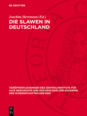 cover image of Die Slawen in Deutschland